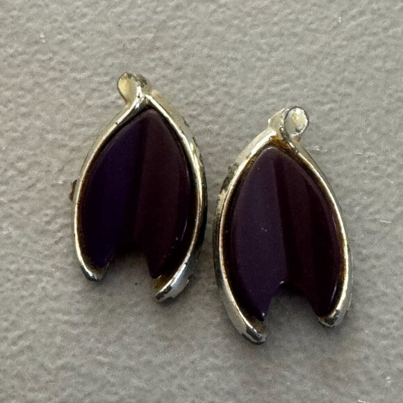 Lot of antique and vintage beautiful black onyx jewelery - Picture 5 of 16